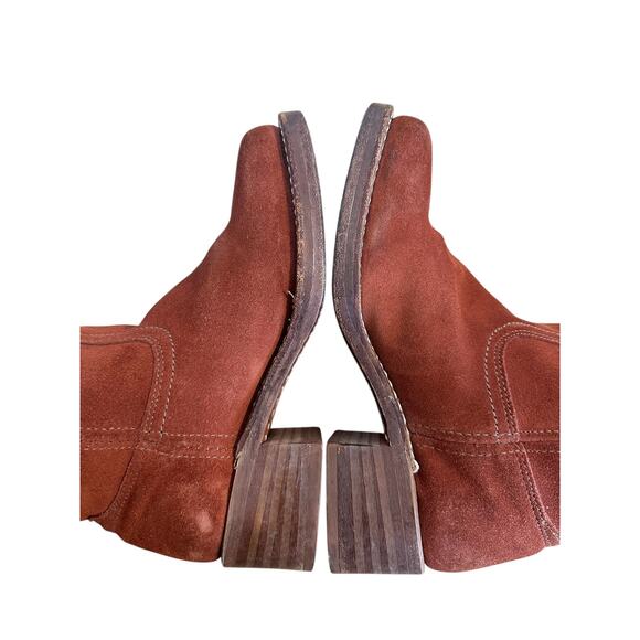Frye Vintage Brown Suede Campus Boots Size 6.5 - Picture 6 of 12